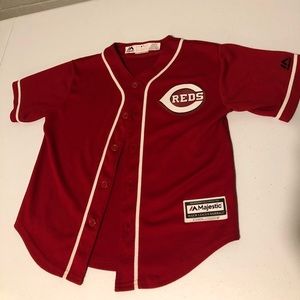 Youth M 5-6 Cincinnati Reds Button Up